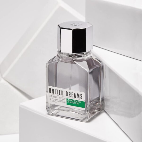 United Colors of Benetton United Dreams Eau de Toilette Spray for Men, Aim High, 200ML: - Image 5