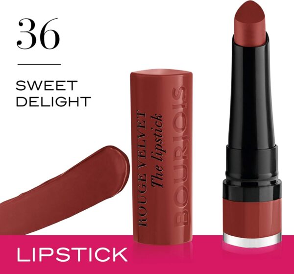 Bourjois Rouge Velvet The Lipstick, 36 Sweet Delight, 2.4g