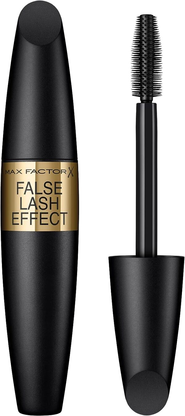 MAX FACTOR - False Lash Effect Mascara - Volumising Formula, Pro-Vitamin B5, Clump-Free, Flake-Free, Smudge-Proof - 01 Black - 13.1ml