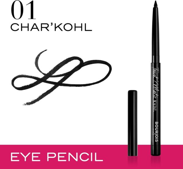 Bourjois - Matic Kajal Twist Pencil - 01 Char'Kohl