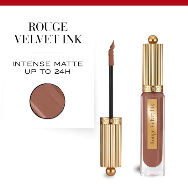 Bourjois Rouge Velvet Ink Liquid Lipstick (05 Pralinette) - Image 5