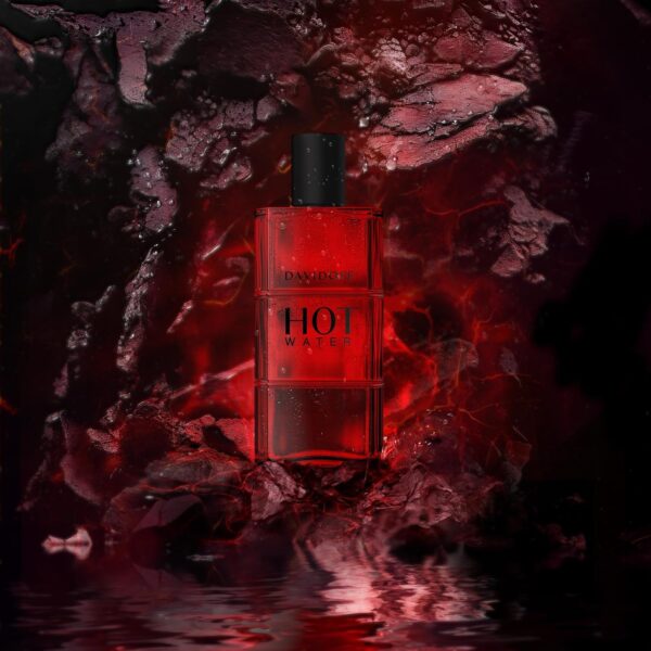 DAVIDOFF Hot Water Eau de Toilette – Ambery Men's 100ML: - Image 4