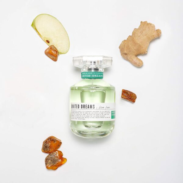 Benetton United Dreams Live Free Eau de Toilette Spray for Women, 50ML: - Image 6