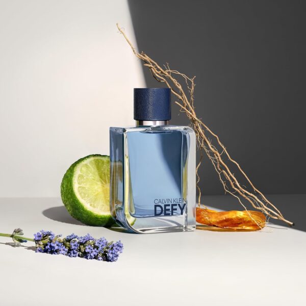Calvin Klein Defy Eau de Toilette – Woody Men's Cologne 100ML– With Notes of Bergamot Oil, Lavender Absolute, & Vetiver Oil – Luxury Perfumes for Men – Long Lasting Fragrance - Image 5