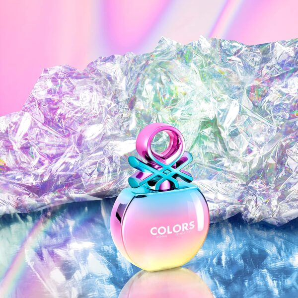 United Colors of Benetton Colors Holo for Women Eau de Toilette 80ml - Image 4