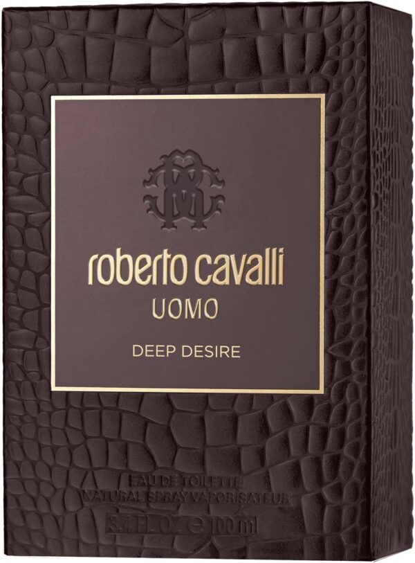 Roberto Cavalli Uomo Deep Desire EDT Spray 100ml - Image 3