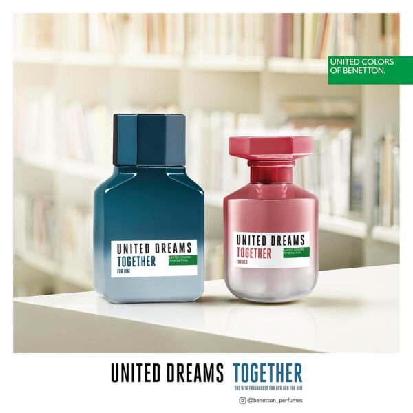 Benetton United COLORS Dream Together Eau De Toilette, Spray for Him 100ml: - Image 5