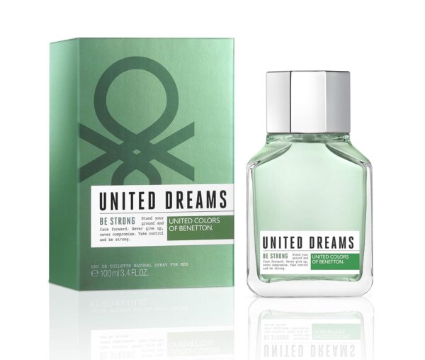 United Colors of Benetton United Dreams Eau de Toilette Spray for Men, BE STRONG, 60ML: