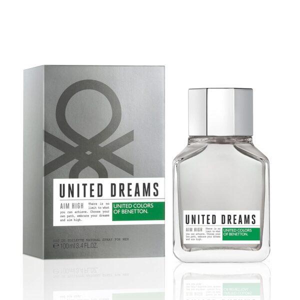 United Colors of Benetton United Dreams Eau de Toilette Spray for Men, Aim High, 200ML: