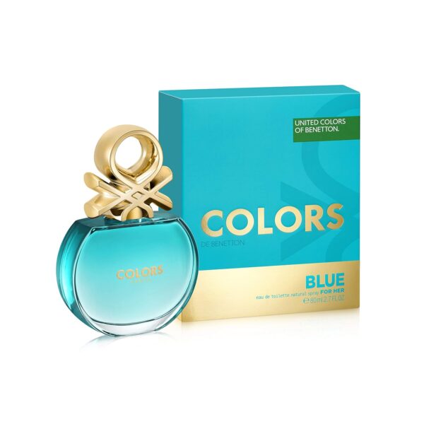 Benetton Colors Eau De Toilette Spray for Women, Blue 50ML: