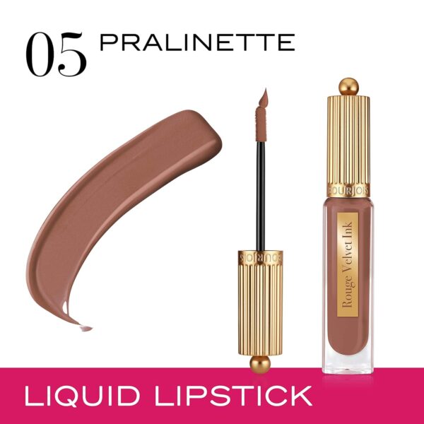 Bourjois Rouge Velvet Ink Liquid Lipstick (05 Pralinette)