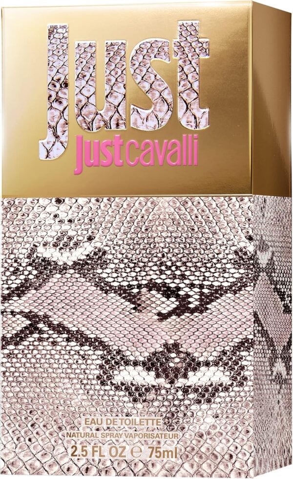 Roberto Cavalli Just Cavalli Eau De Toilette for Women 75 ml - Image 4