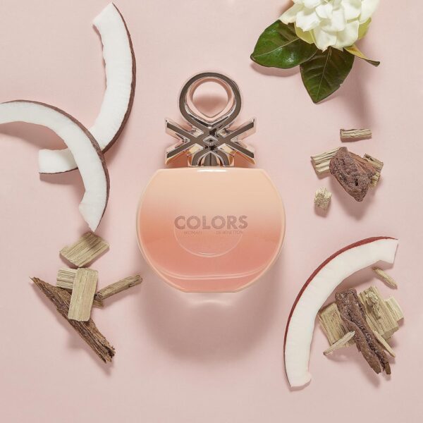 Benetton Colors Eau De Toilette Spray for Women, ROSE, 2.7 Ounce 80ML: - Image 5