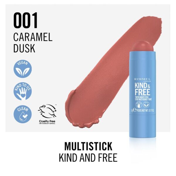 Rimmel London - Kind & Free Multi-Stick 01 Caramel Dusk