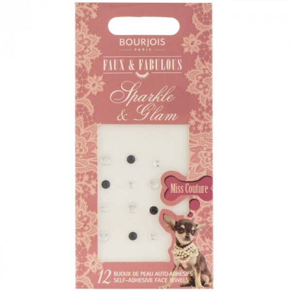 Bourjois Sparkle & Glam Face Jewels 12 SELF-ADHESIVE JEWELS. - Image 2