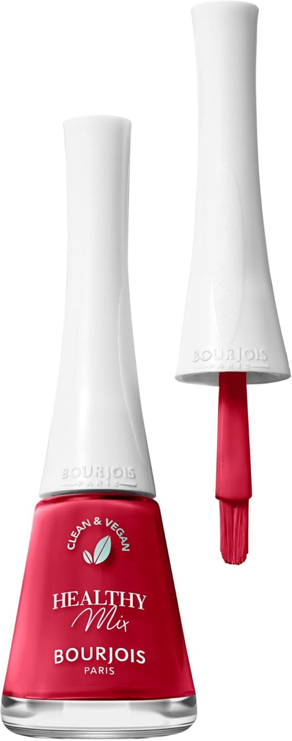 Bourjois Healthy Mix Vegan Nail Polish – 300 – Grenat'Ddictive, 12ML. - Image 2