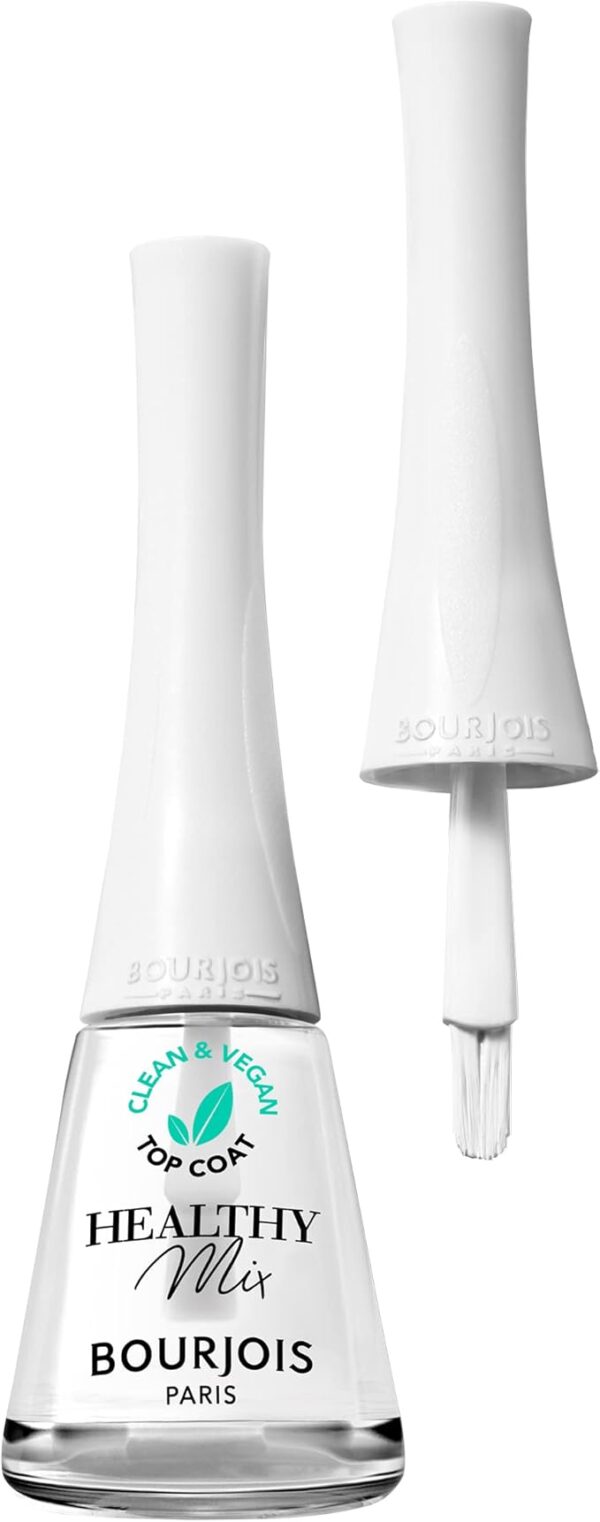 Bourjois Healthy Mix Vegan Nail Polish – 001 Topcoat, 12ML. - Image 3