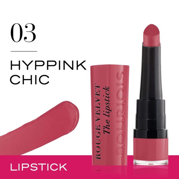 Bourjois Paris Rouge Velvet Lipstick 2.4g - 03 Hyppink Chic