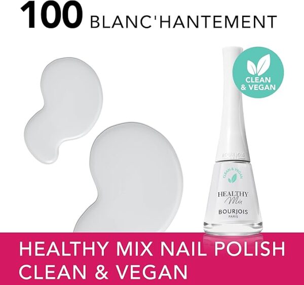Bourjois Healthy Mix Vegan Nail Polish – 100 – Blanc'Hantement, 12ml