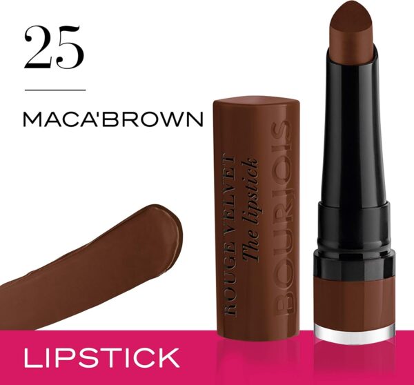 Bourjois Rouge Velvet The Lipstick # 25-Maca Brown
