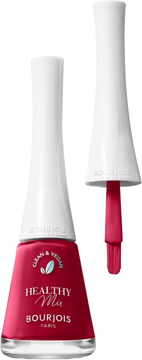 Bourjois Healthy Mix Vegan Nail Polish – 350 – Wine & Only, 12ML. - Image 2