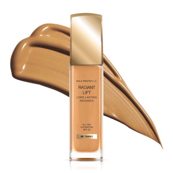 Max Factor Radiant Lift Foundation, 095 Tawny, 30 ml - Image 4