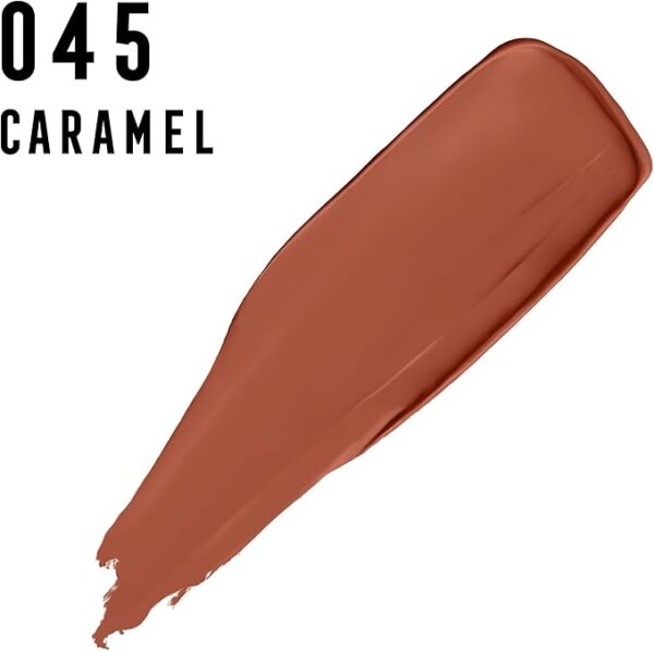 Max Factor Colour Elixir Lipstick Velvet Matte – Matte Lipstick, Vegan Formula, Lightweight - Caramel 45, 3.5g - Image 3