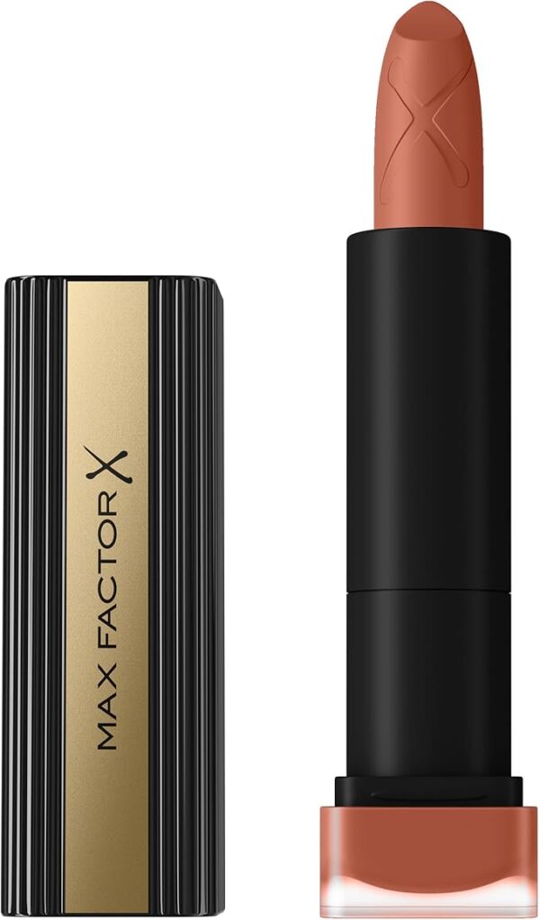 Max Factor Colour Elixir Lipstick Velvet Matte – Matte Lipstick, Vegan Formula, Lightweight - Caramel 45, 3.5g - Image 4