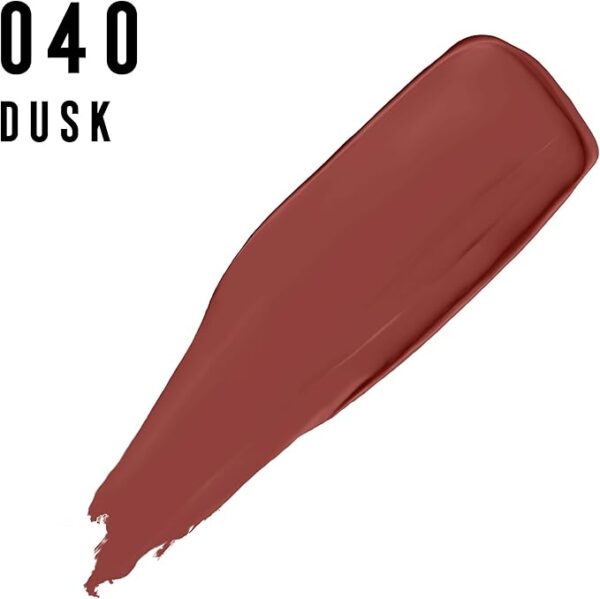 Max Factor Colour Elixir Lipstick Velvet Matte – Matte Lipstick, Vegan Formula, Lightweight - Dusk 40, 3.5 grm. - Image 2