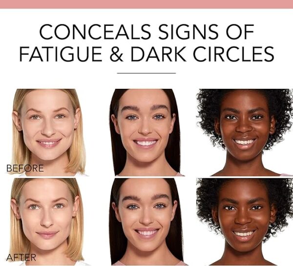 Bourjois Healthy Mix Clean Concealer - Skin Evening Face Makeup - Naturally Covers Imperfections, Dark Circles - Vitamins - Hydrating - Creamy Texture, Easy to Blend - 58 Caramel, 6ml - Image 3