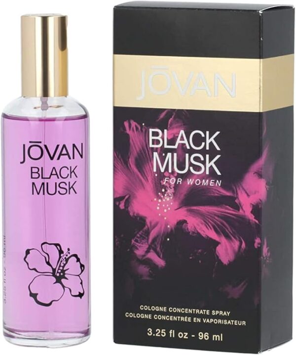 Jovan Black Musk Eau de Cologne For Women, 96 ML.