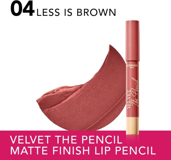 Bourjois Velvet The Pencil#04-less is brown, 3g,