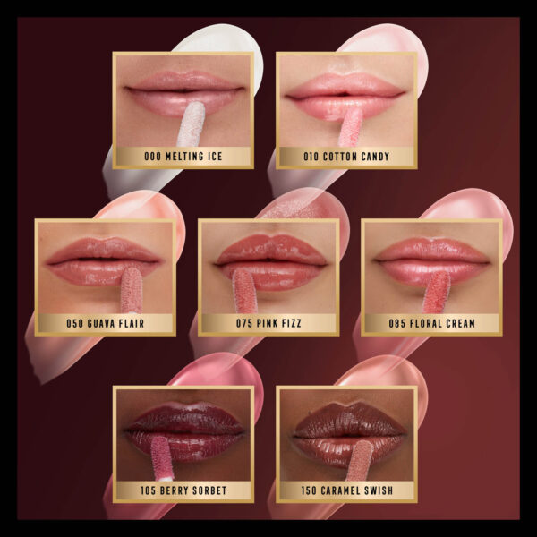MAX FACTOR 2000 Calorie Lip Glaze 075 Pink Fizz: - Image 2