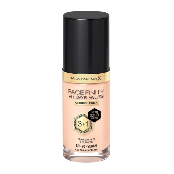 Max Factor - Facefinity All Day Flawless Foundation - C10 FAIR PORCELINE - Image 2