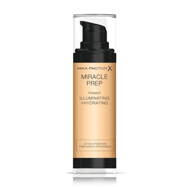 Max Factor Miracle Prep Illuminating & Hydrating Primer, Nourishing Formula with Niacinamide and Vitamin E, 30 ml - Image 6