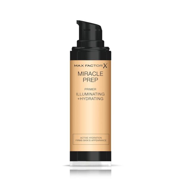 Max Factor Miracle Prep Illuminating & Hydrating Primer, Nourishing Formula with Niacinamide and Vitamin E, 30 ml - Image 5