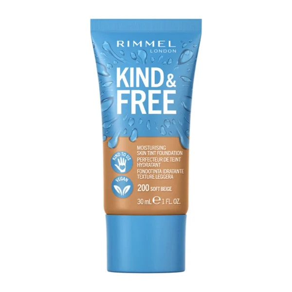 Rimmel London Kind & Free Foundation-200 Soft Beige