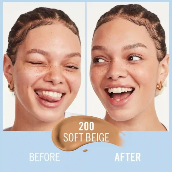 Rimmel London Kind & Free Foundation-200 Soft Beige - Image 3