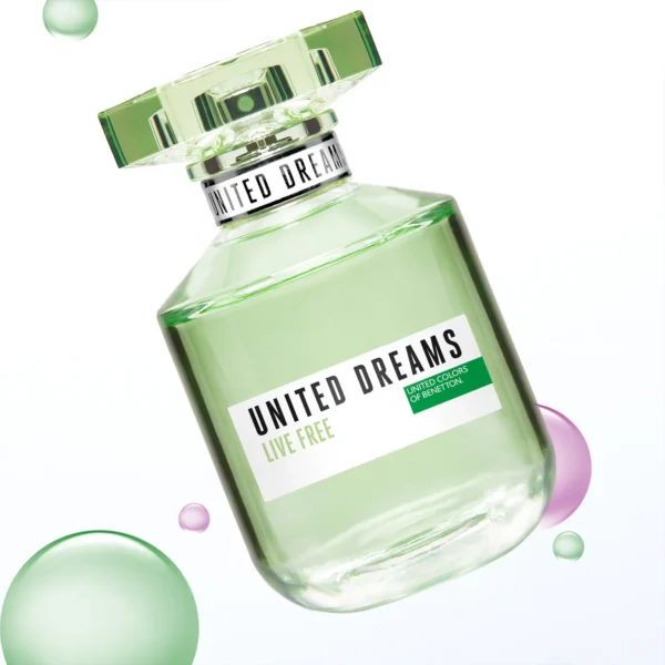 Benetton United Dreams Live Free Eau de Toilette Spray for Women,80ML NEW - Image 6