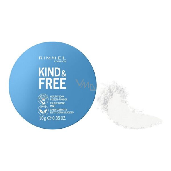 Rimmel London - Kind & Free Pressed Powder - 001 TRANSLUCENT 10grm - Image 6