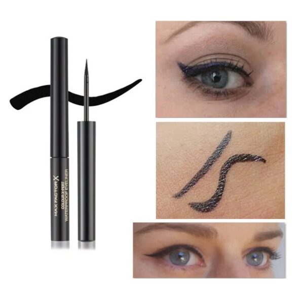 Max Factor Color X-pert Waterproof Eyeliner - 01 Deep Black - Image 6