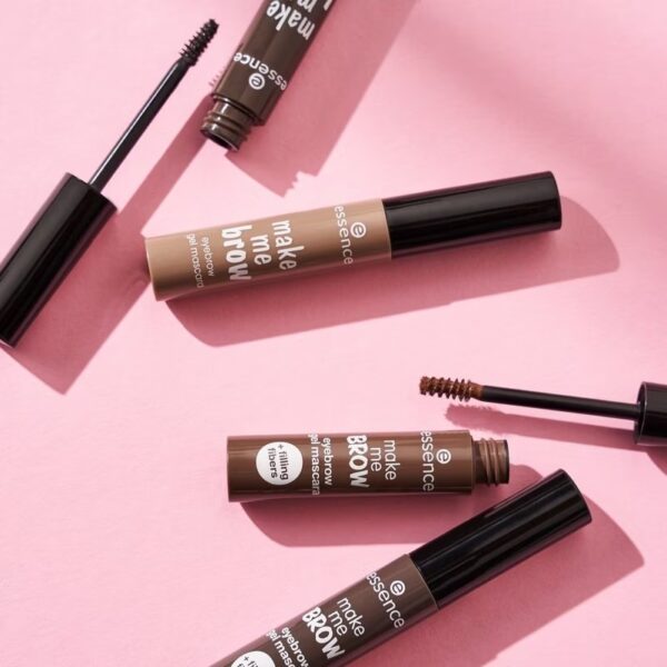 ESSENCE MAKE ME BROW EYEBROW GEL MASCARA 02 BROWNY BROWS: - Image 4