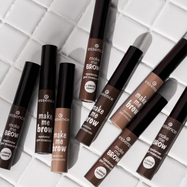 ESSENCE MAKE ME BROW EYEBROW GEL MASCARA 02 BROWNY BROWS: - Image 5