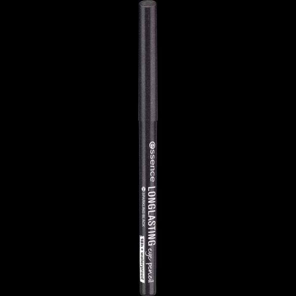 ESSENCE LONG-LASTING eye pencil 01 BLACK FEVER: - Image 4
