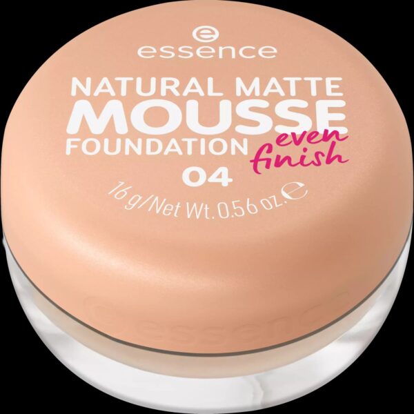 essence NATURAL MATTE MOUSSE FOUNDATION 04. - Image 2