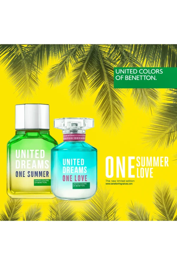 BENETTON UNITED DREAMS ONE SUMMER for Him by Benetton EDT SPRAY 3.4 OZ 100ml: - Image 5