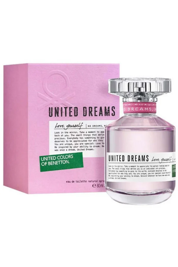 Benetton United Dreams Love Yourself Eau de Toilette Spray for Women, 80ML NEW - Image 5