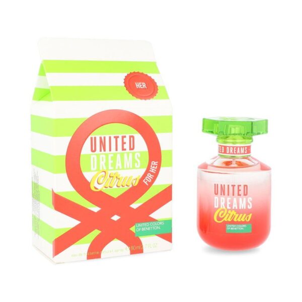 Benetton United Dreams Citrus EDT Perfume for Women 80 ml-Perfume