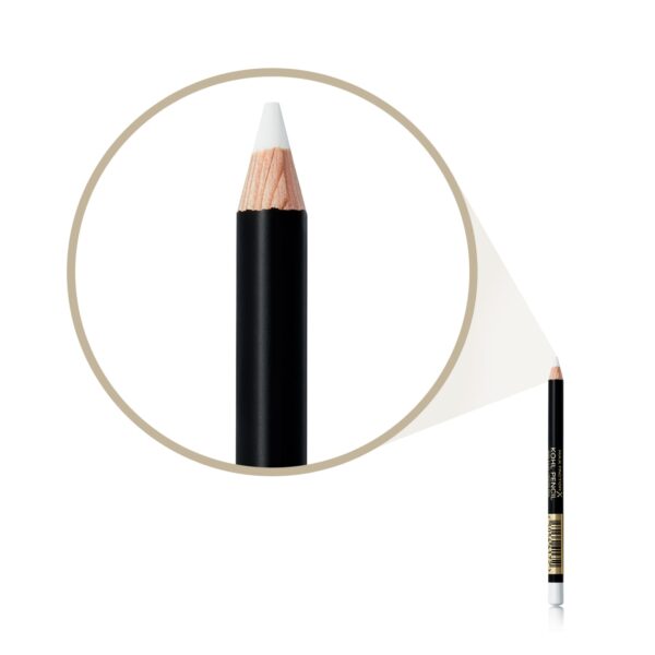 Max Factor Kohl Eye Liner Pencil for Women, 010 White:
