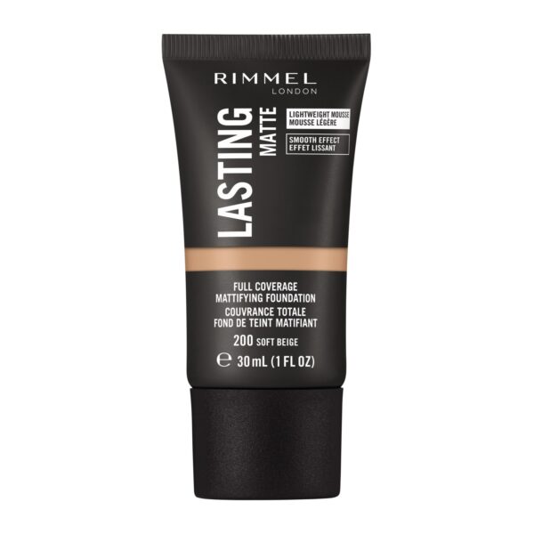 Rimmel London Lasting Matte FND 200 Soft Beige  Foundation